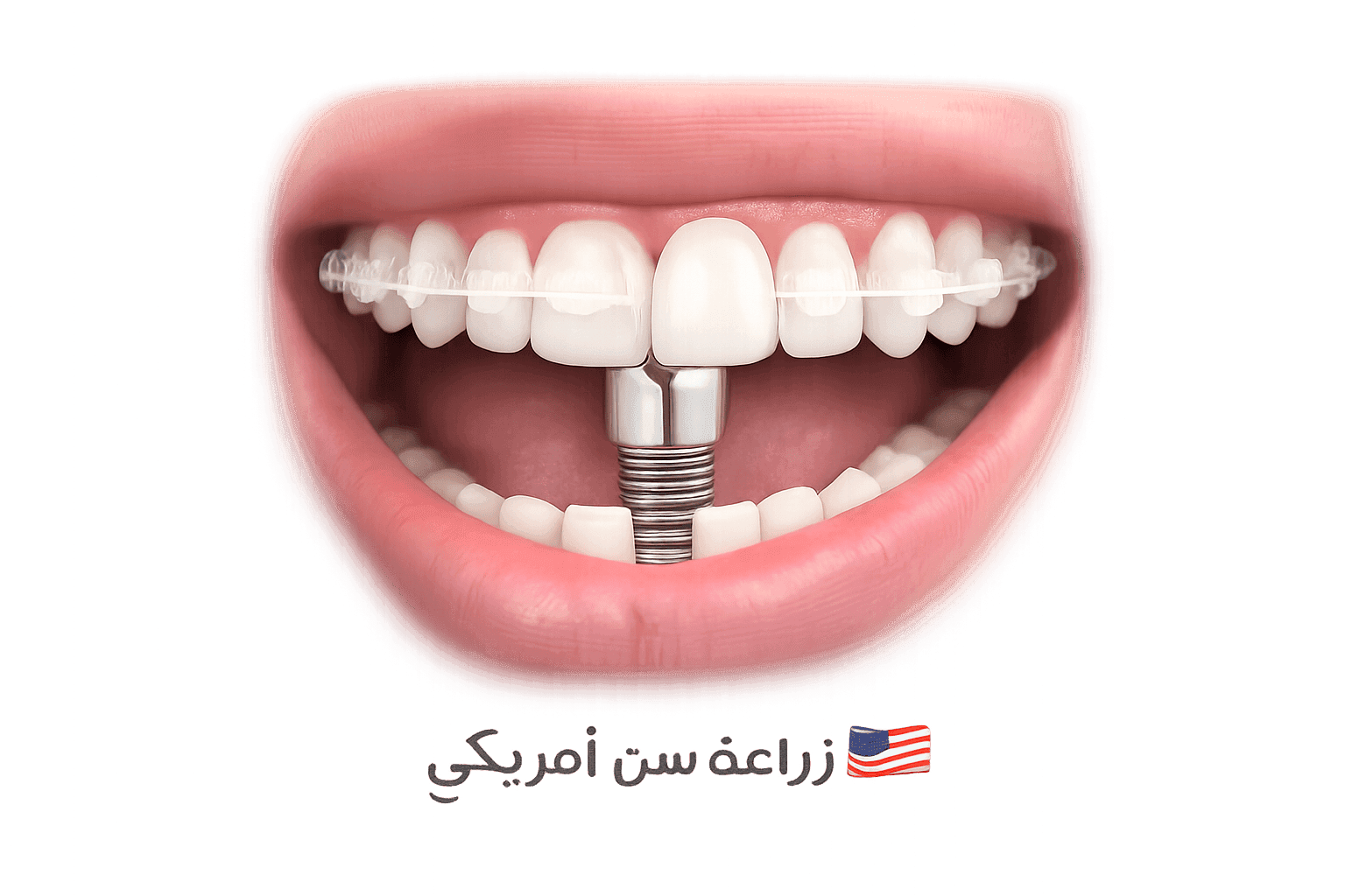 الاسنان المعدني الأمريكي للفكين بالتقسيط الدفعة الاولى 824 ريال الدفعة الشهرية 250 ريال