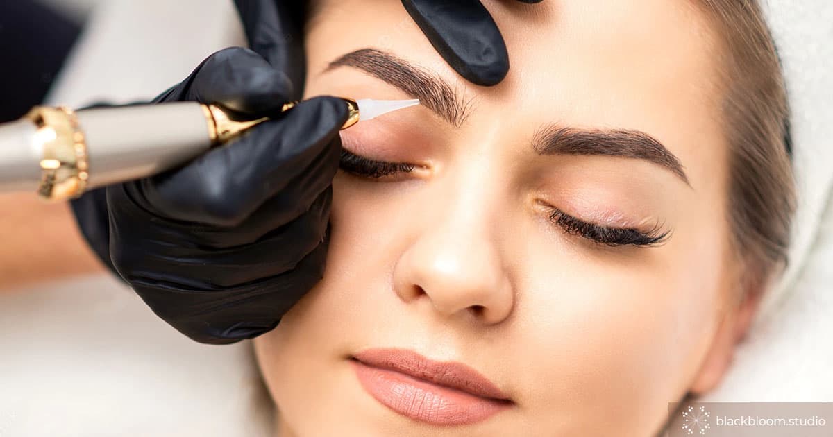 تشقير حواجب + وجه