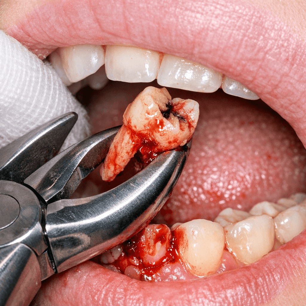 خلع ضرس عادي
