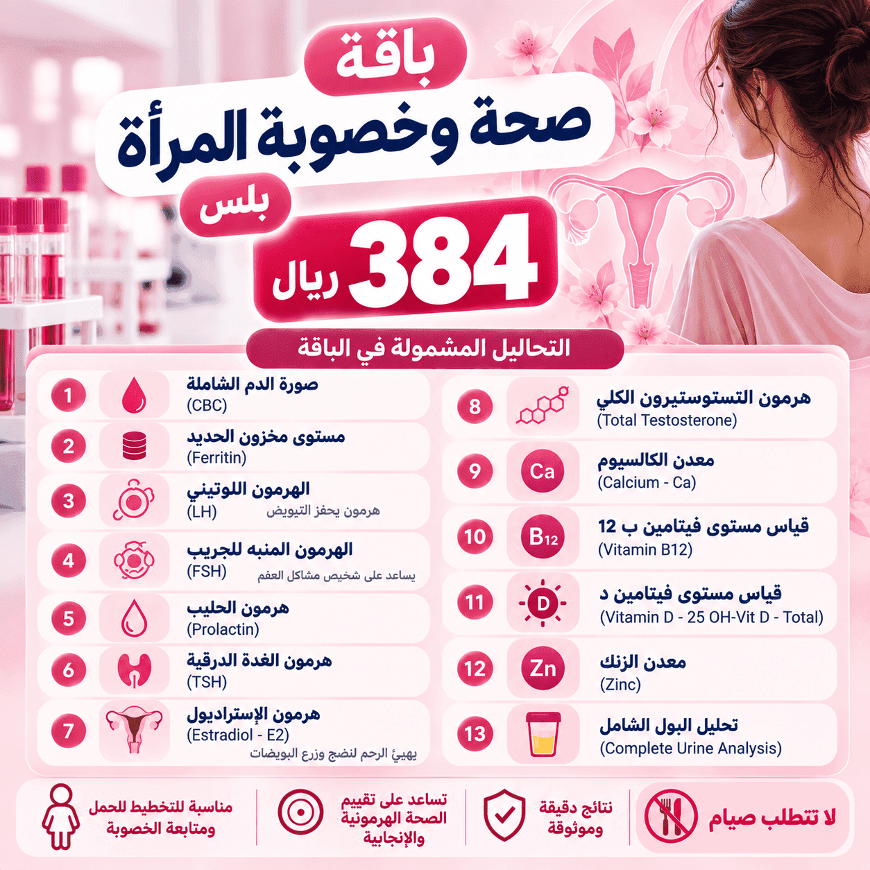 باقة صحة وخصوبة المرأة بلس